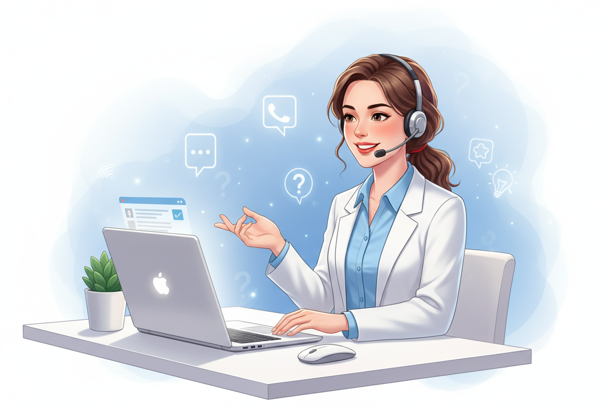 generate an image for customer care and Customer support 